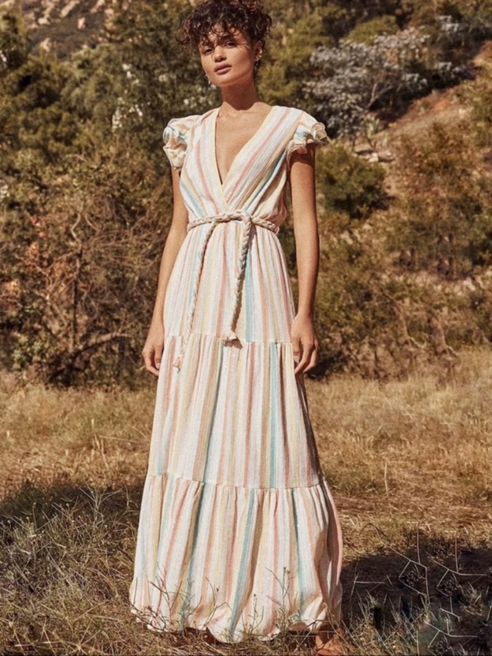 Saylor Austen Maxi Dress Boho Size Small